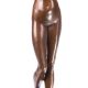 Nud Art Deco-statueta din bronz cu soclu marmura