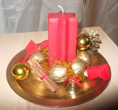 ornament cu lumanare