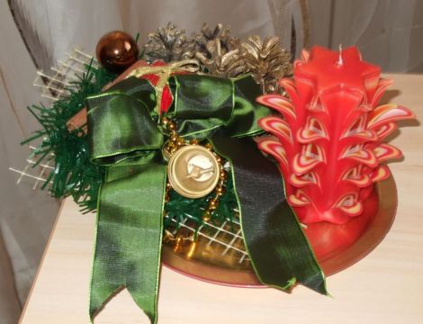 ornament cu lumanare