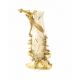 Vaza din portelan Craquele cu decoratiuni bronz