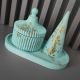 Set decorativ turquoise
