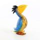 Pelican-figurina din sticla Murano