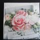 servetel intreg trandafiri rose vintage