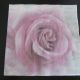 servetel intreg trandafir rose vintage