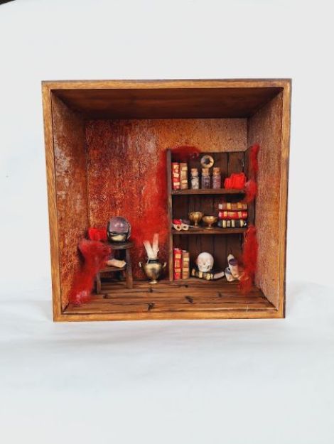 Barlog de vrajitoare decor miniatural