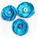 set flori albastre de matase