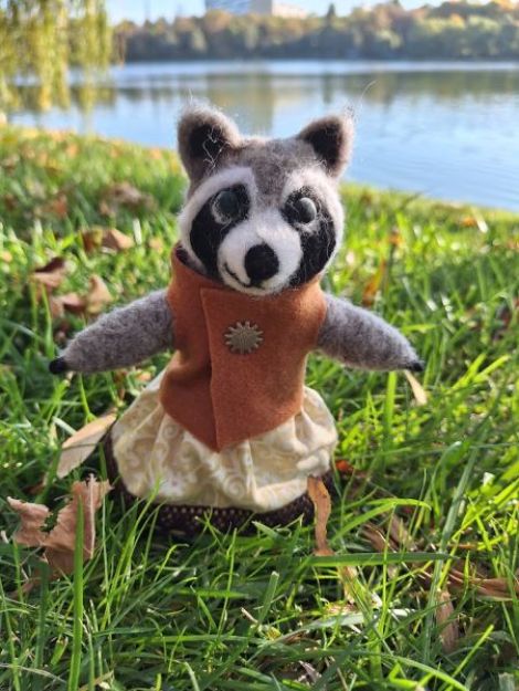 Ratonita din lana impaslita