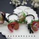 Cercei statement handmade unicat - PET-uri plasti