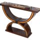 Consola Art Deco din lemn masiv furniruit