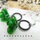 Cercei statement handmade unicat - PET-uri plasti