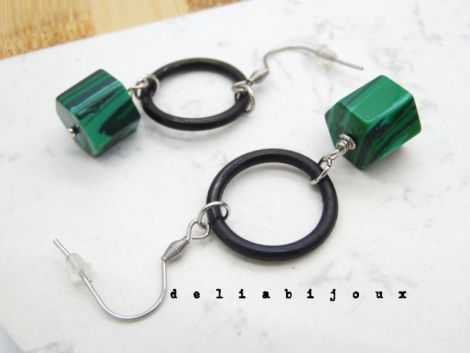 Cercei handmade statement - Stil Industrial cod10
