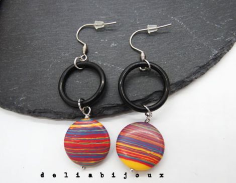 Cercei handmade statement - Stil Industrial cod11