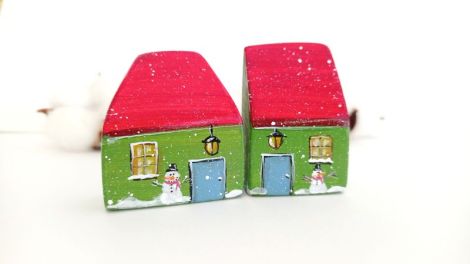 Casute decorative de Craciun