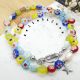 Colier handmade - Millefiori si perle cultura cod