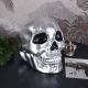 Vaza craniu argintiu Dias de los Muertos