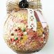 glob roz rustic dantelat decor Craciun