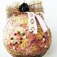 glob roz rustic dantelat decor Craciun