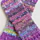 jambiere de lana tricotate multicolor