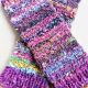 jambiere de lana tricotate multicolor
