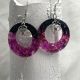Cercei handmade unicat din rasina