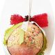 glob rustic verde roz dantelat decor Craciun