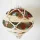 glob rustic dantelat crosetat decor Craciun