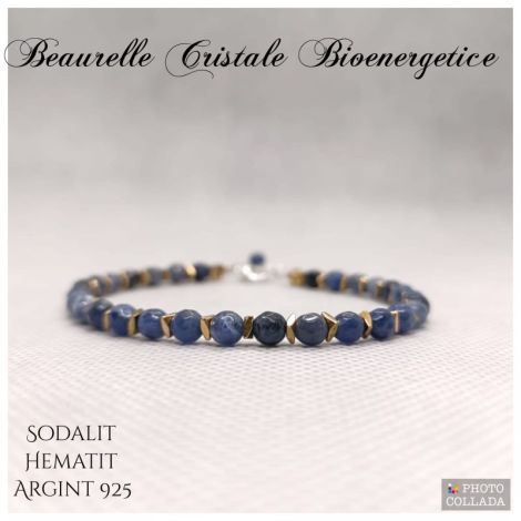 BRATARA SODALIT SI HEMATIT 