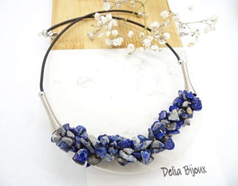 Colier handmade unicat - lapis lazuli cod1137