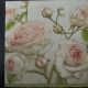 servetel intreg trandafiri rosa vintage retro