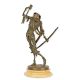 Mica moarte-statueta din bronz 