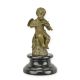 Ingeras cantand la vioara-statueta din bronz