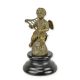 Ingeras cantand la harpa-statueta din bronz