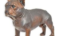 Buldog francez-statueta din bronz masiv