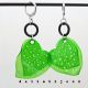 Cercei statement handmade unicat - PET-uri plasti