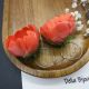 Cercei Statement Handmade Flori Foamiran i Sticl