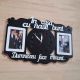 Ceas cu 2 foto personalizat pentru nasi