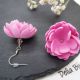 Cercei Handmade din Foamiran cu Flori i Mrgele 