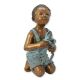 Baietel cu broasca-statueta fantana din bronz 