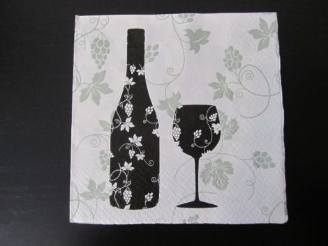 servetel intreg struguri vin