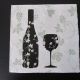 servetel intreg struguri vin