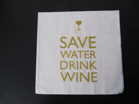 servetel intreg save water drink wine