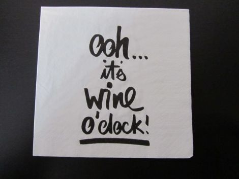 servetel intreg 25-25 cm its wine oclock