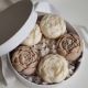 Nude peony gift box