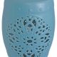 Scaun ceramica asiatica bleu