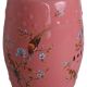 Scaun ceramica asiatica roz cu flori de cires