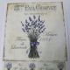 hartie de orez A5 lavanda levantica vintage format
