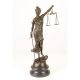 Justitia-statueta din bronz