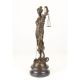 Justitia-statueta din bronz