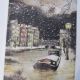 hartie orez A4 iarna noaptea case colorate