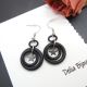 Cercei handmade statement - Stil Industrial - cauc